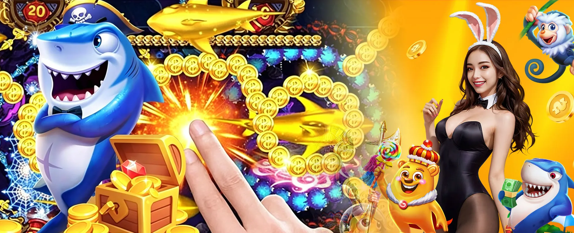 phdream Online Casino Platform with golden accents